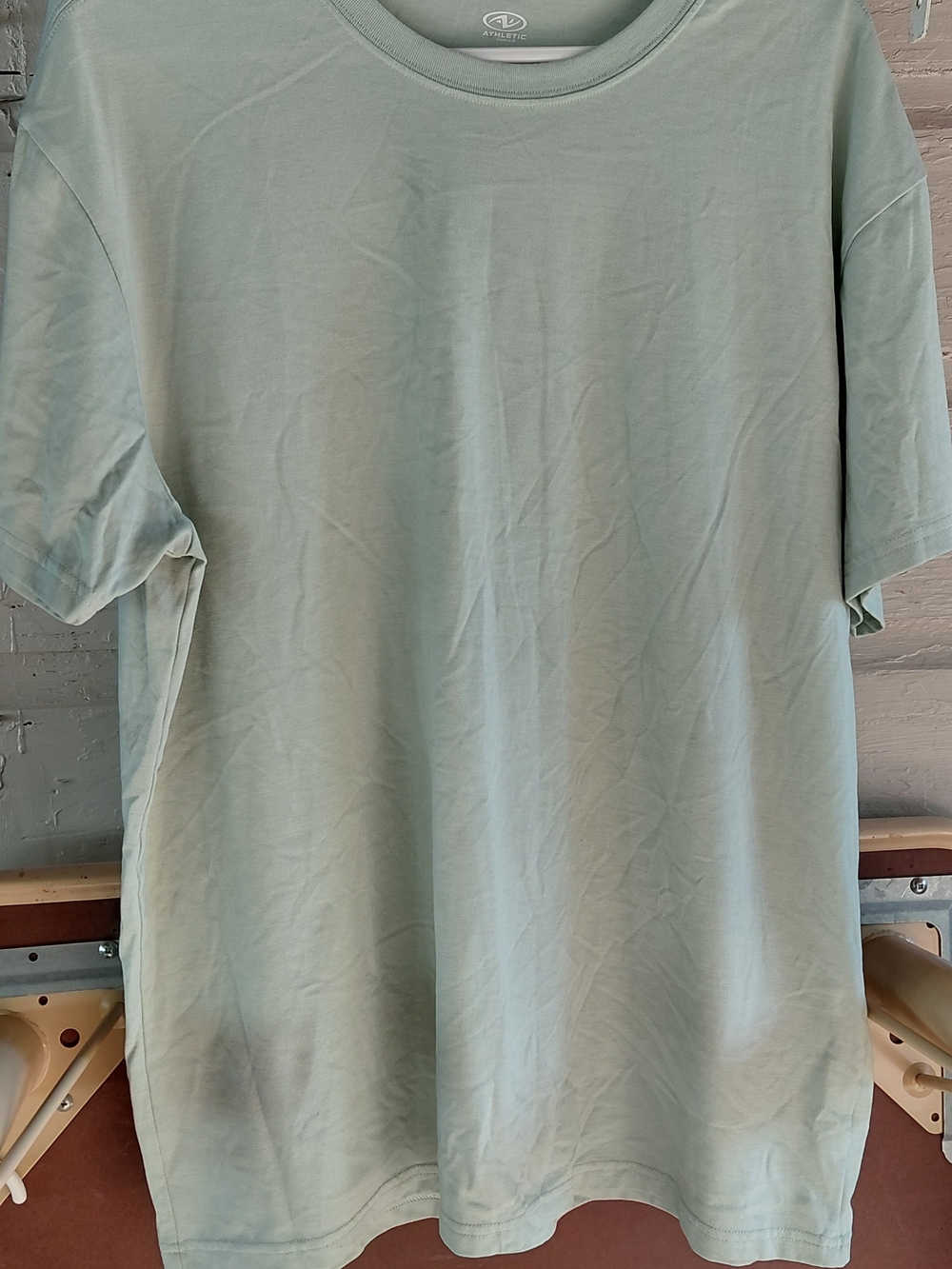 Athletic Works Short-Sleeve Crewneck Tee — Sage Green